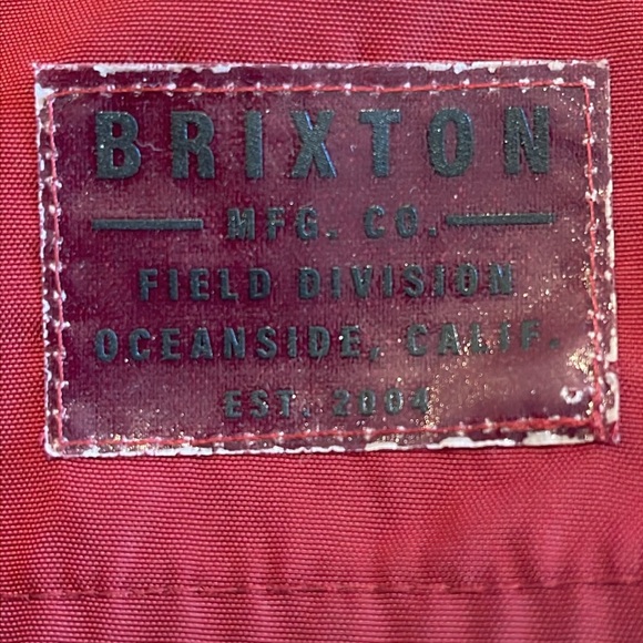 28004 Vintage Brixton Mfg. Nylon Green Board-shorts Men's 32 Oceanside Cali EUC - Picture 5 of 9